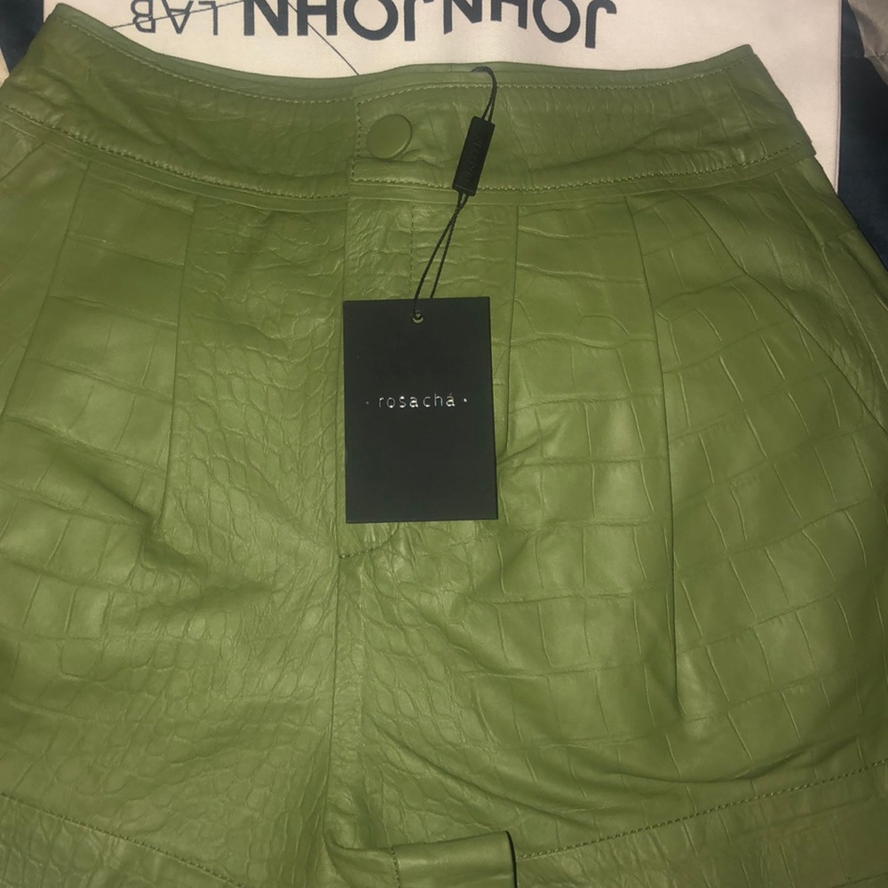 ROSA CHÁ “CRODY SHORTS” Military GRN